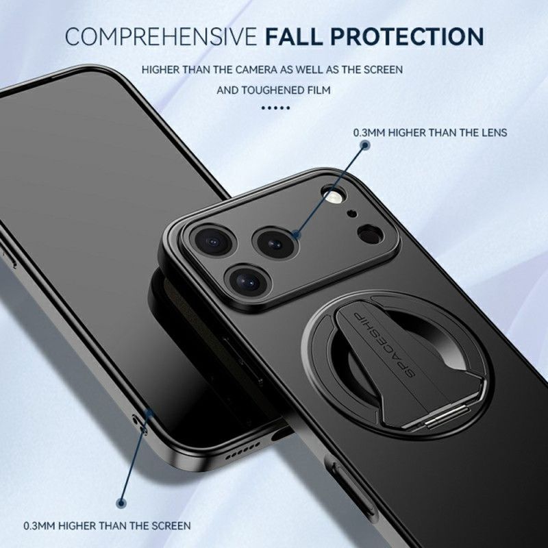 Kryt iPhone 17 Pro Max Integrovaný Držák Magsafe S Kovovým Efektem