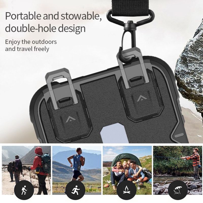 Kryt iPhone 17 Pro Max Kompatibilní S Magsafe S Držákem A Poutkem Na Zápěstí