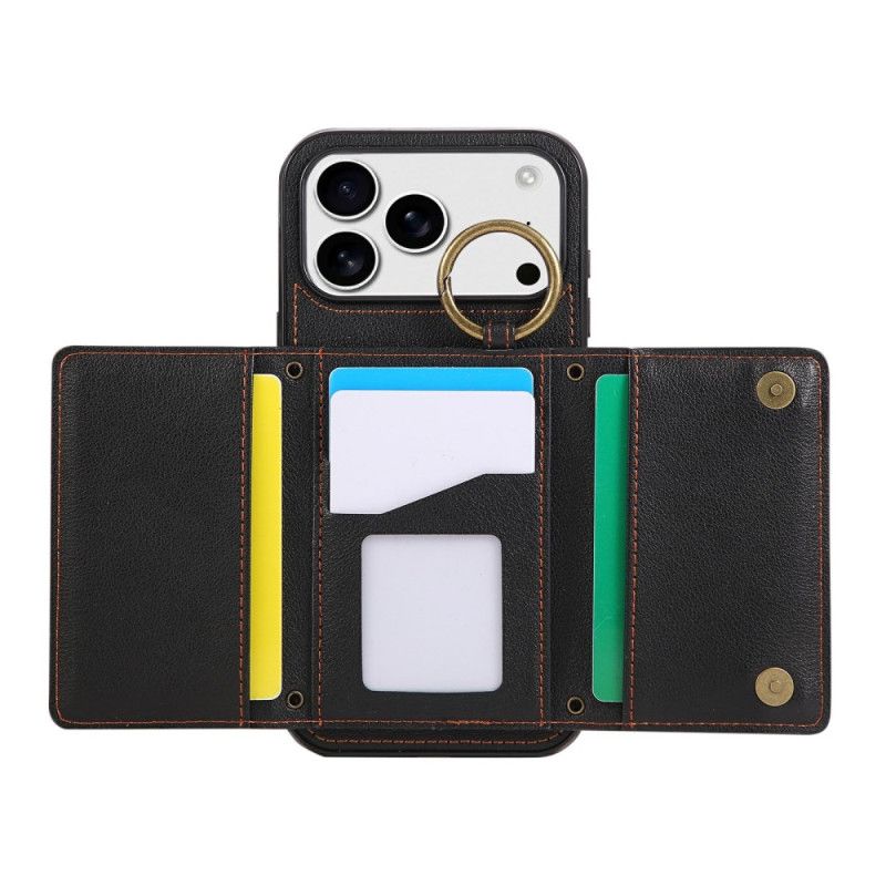 Kryt iPhone 17 Pro Max Peněženka A Ramenní Popruh