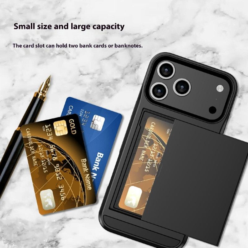 Kryt iPhone 17 Pro Max Posuvný Držák Na Karty