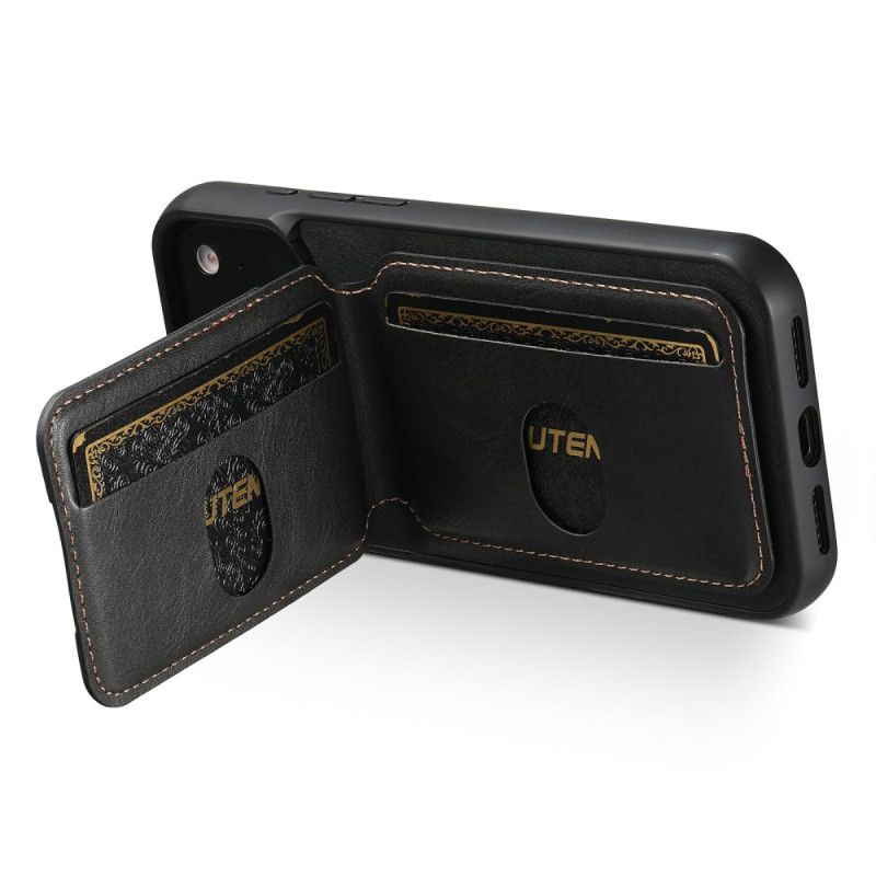 Kryt iPhone 17 Pro Max Pouzdro Na Karty S Voskovanou Texturou Suteni