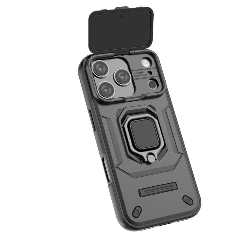 Kryt iPhone 17 Pro Pouzdro Na Prsten S Ochranou Objektivu