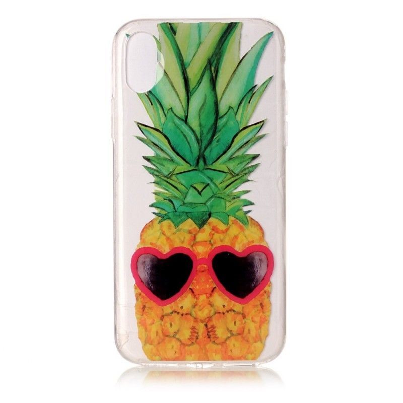 Kryt Iphone X Průhledný Inkognito Ananas
