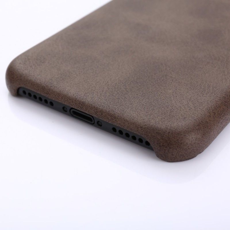 Kryt Iphone X Retro Kožený Efekt