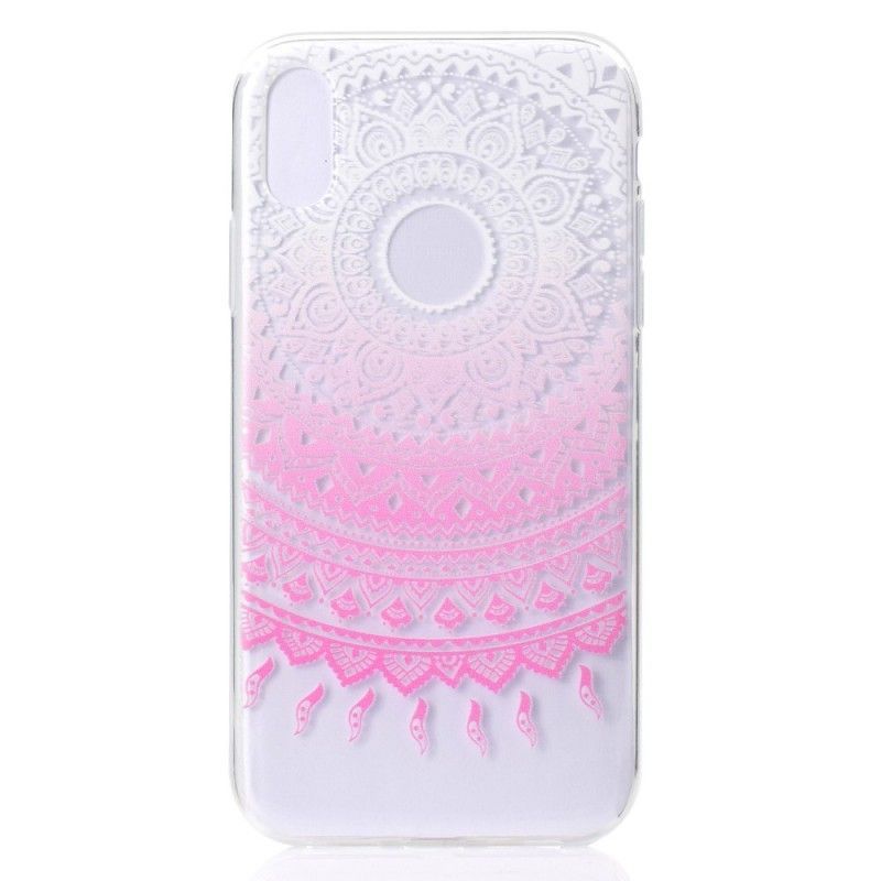 Kryt Iphone Xr Průhledná Barevná Mandala