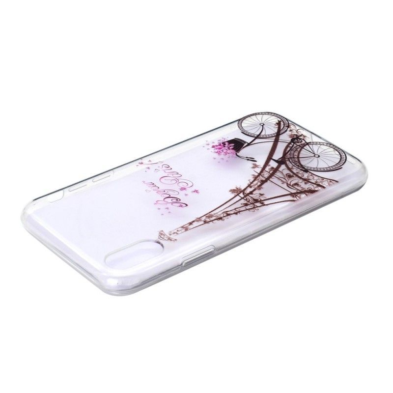 Kryt Iphone Xr Transparentní Bonjour Paříž
