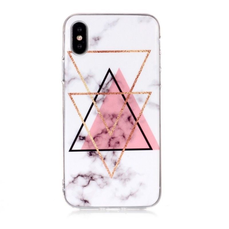 Kryt Iphone  XS Diamantový Mramor