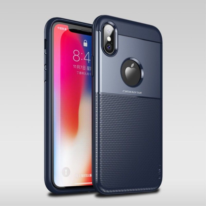 Kryt Iphone  XS Ipaky Uhlíkové Vlákno