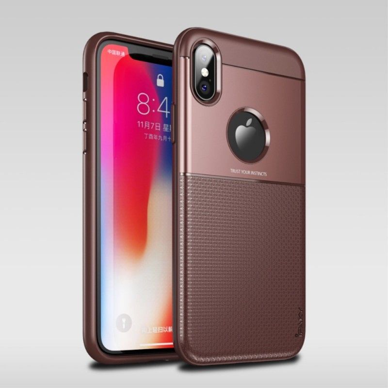 Kryt Iphone  XS Ipaky Uhlíkové Vlákno