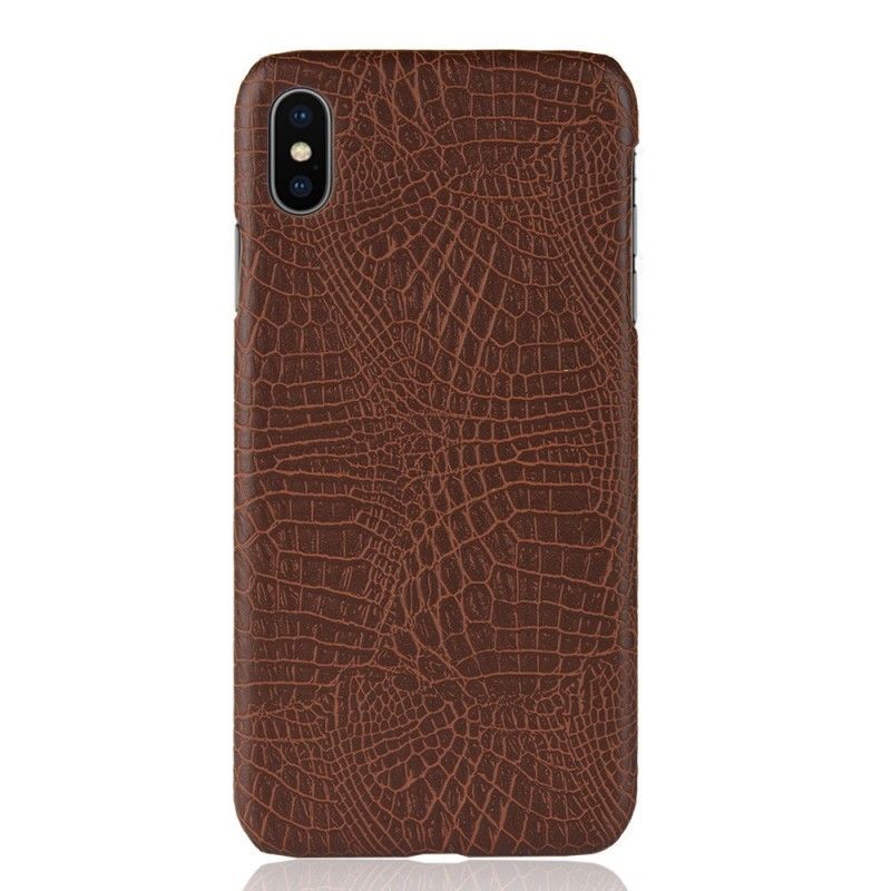 Kryt Iphone  XS Max Efekt Krokodýlí Kůže