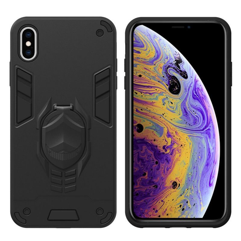 Kryt Iphone  XS Max Odnímatelné Brnění S Kruhovým Stojanem