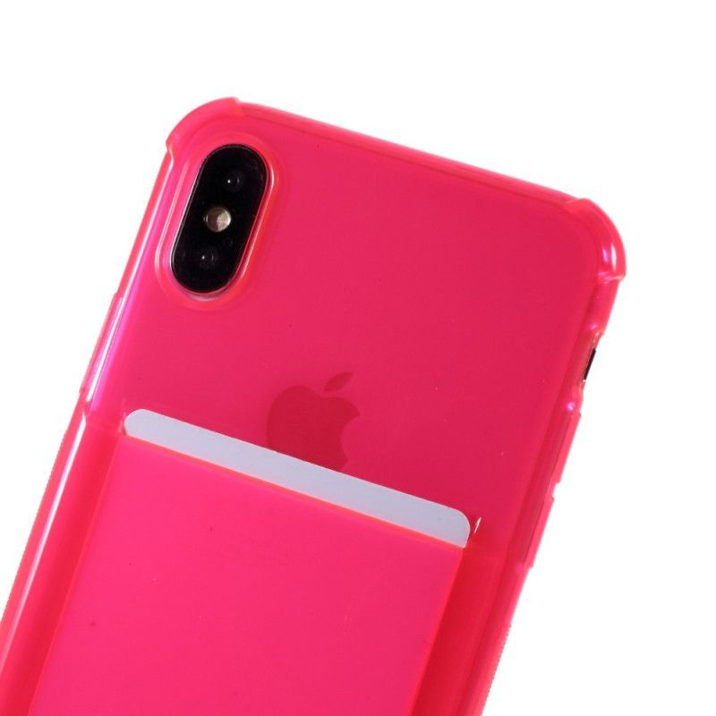 Kryt Iphone  XS Max Šňůra S Držákem Karty