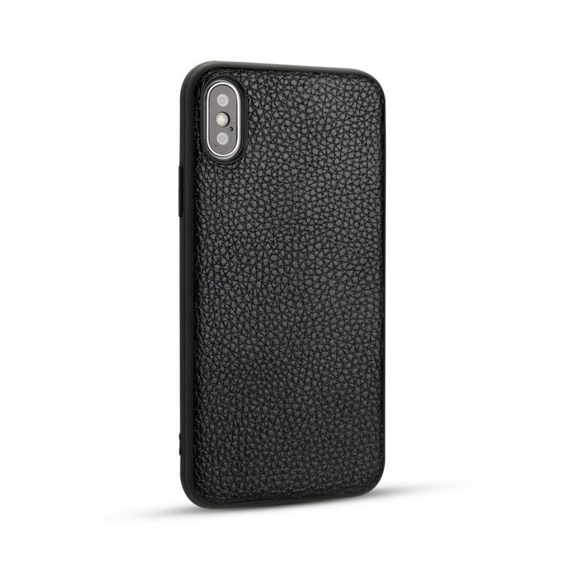 Kryt Iphone  XS Pravá Liči Kůže