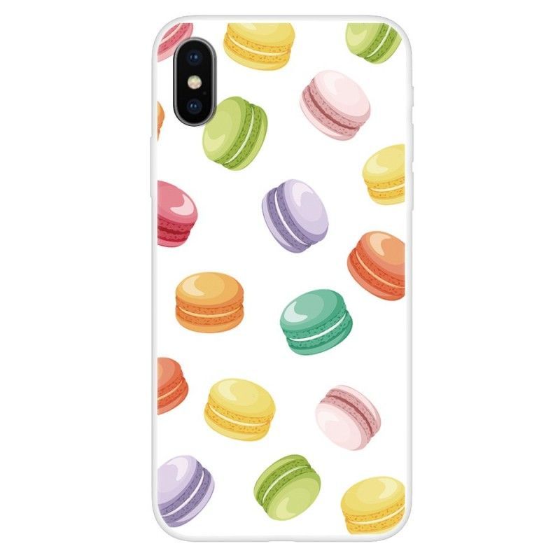 Kryt Iphone  XS Sladké Makronky