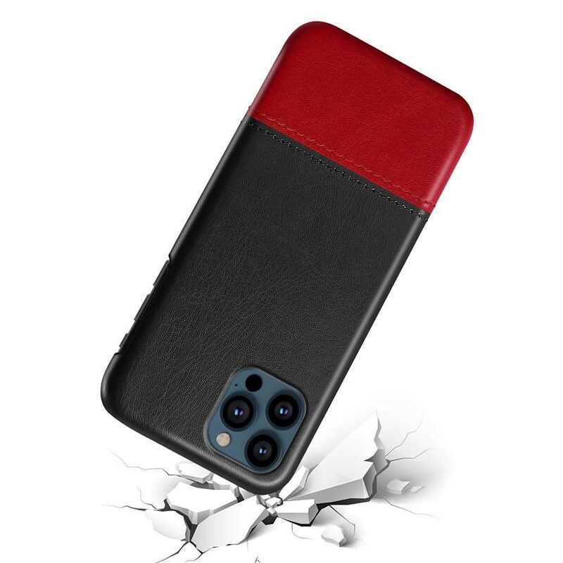 Kryt Na Iphone 13 Pro Ksq Dvoubarevný Kožený Efekt