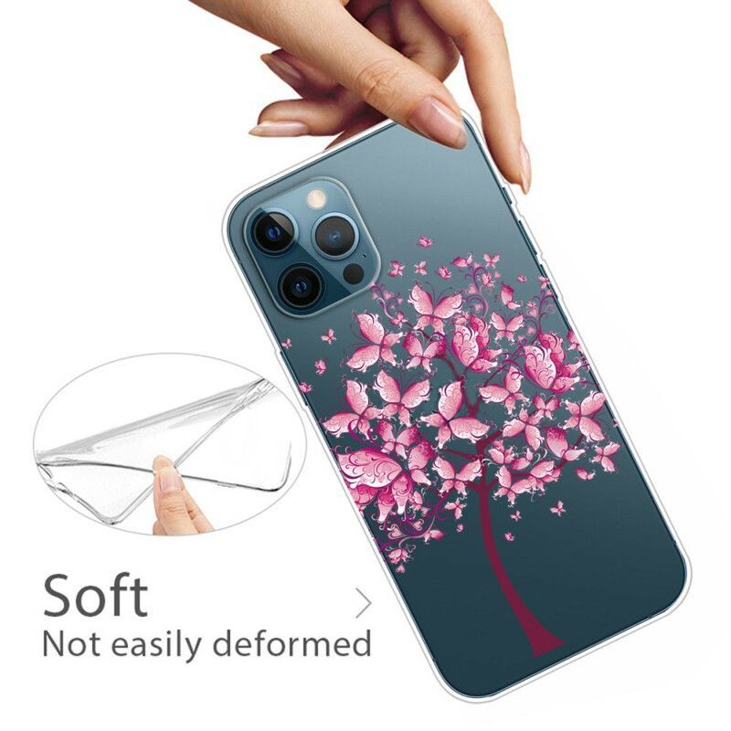 Kryt Na Iphone 13 Pro Max Růžová Koruna Stromu