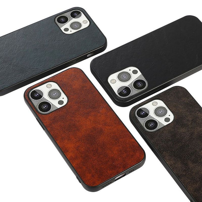 Kryt Na Iphone 13 Pro Obchodní Kožený Styl