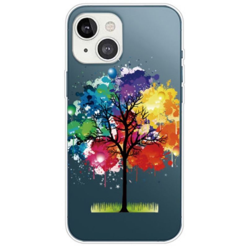 Kryt Na iPhone 14 Plus Bezešvé Akvarel Strom