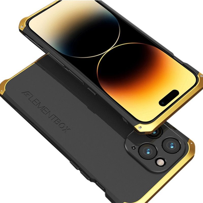 Kryt Na iPhone 14 Pro Dvoubarevný Kovový Rám