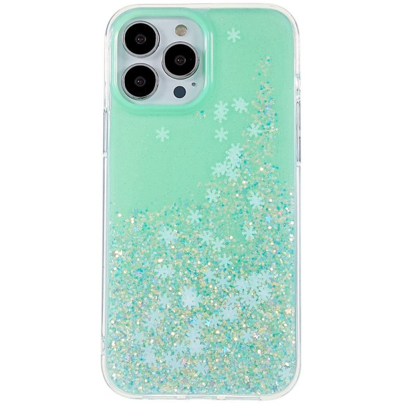 Kryt Na iPhone 14 Pro Flitry Vločky