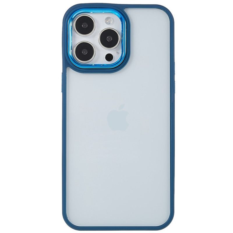 Kryt Na iPhone 14 Pro Max Průhledné Barevné Okraje