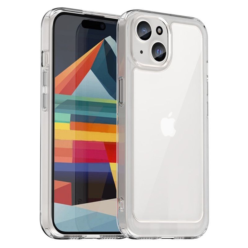 Kryt Na iPhone 15 Plus Akrylová Zadní Strana A Silikonové Hrany