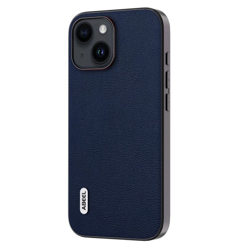Kryt Na iPhone 15 Plus Pravá Kůže Abeel