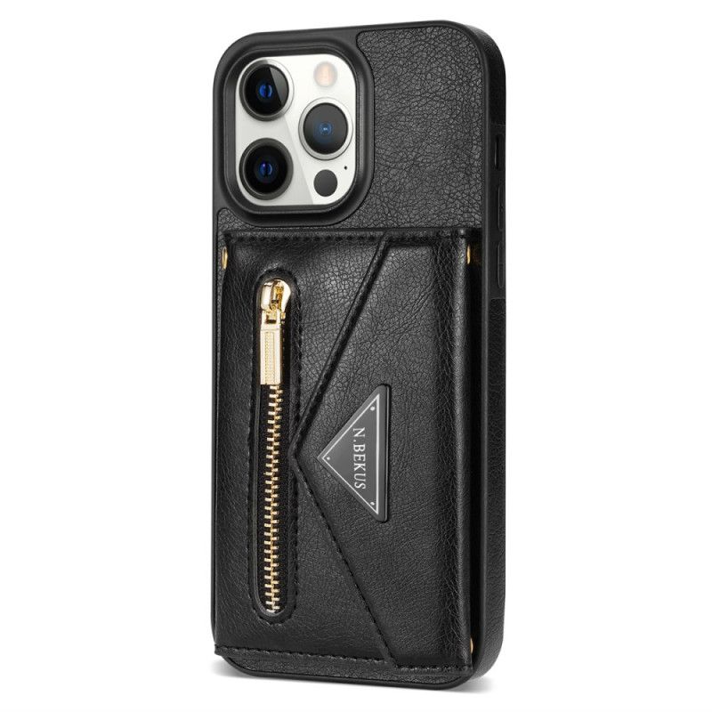 Kryt Na iPhone 16 Pro Peněženka A Popruh Přes Rameno N.bekus