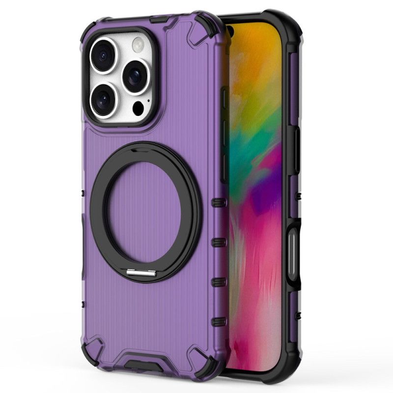 Kryt Na iPhone 16 Pro Pruhovaný Prstencový Magnetický Držák
