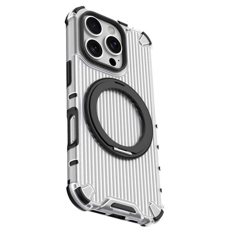 Kryt Na iPhone 16 Pro Pruhovaný Prstencový Magnetický Držák