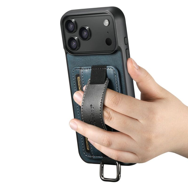 Kryt Na iPhone 17 Pro S Držákem Na Karty V Retro Designu