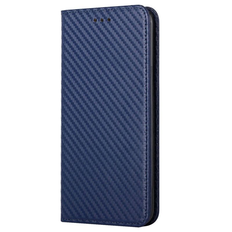 Kryty Na Mobil Na iPhone 14 Na Lana Flipové Pouzdro Strappy Carbon Fiber Style