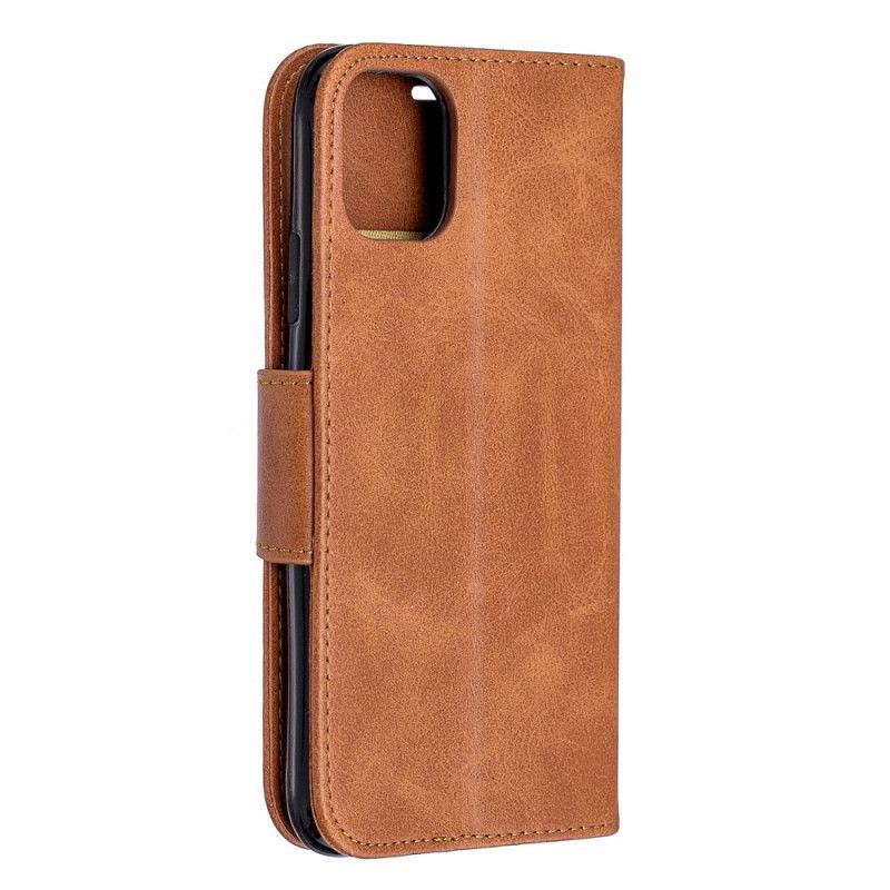 Peněženková Pouzdra Iphone 11 Kožený Řemínek