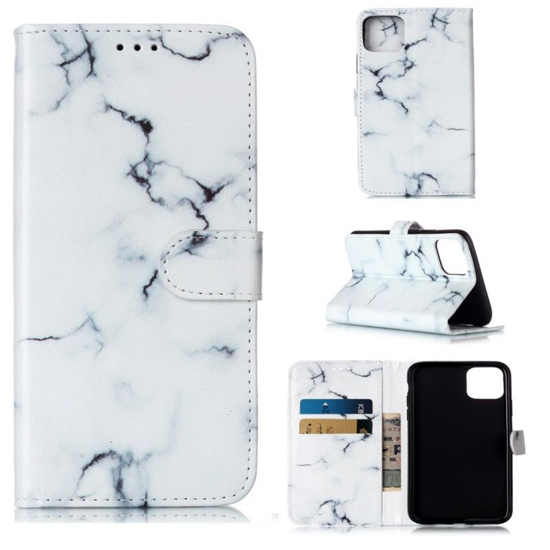 Peněženková Pouzdra Iphone 11 Pro Max Mramor