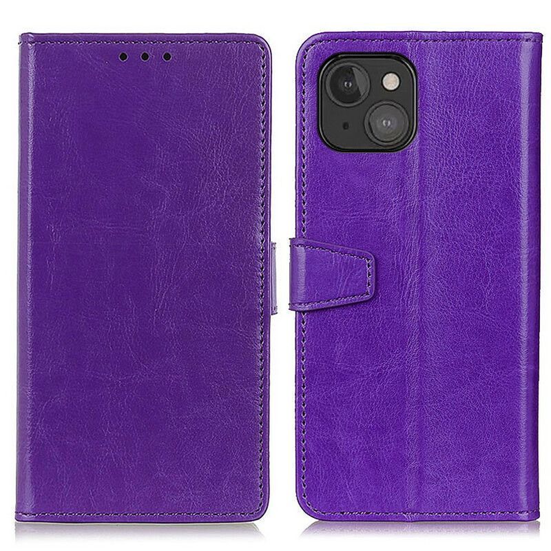 Peněženková Pouzdra Iphone 13 Mini Klasická Umělá Kůže