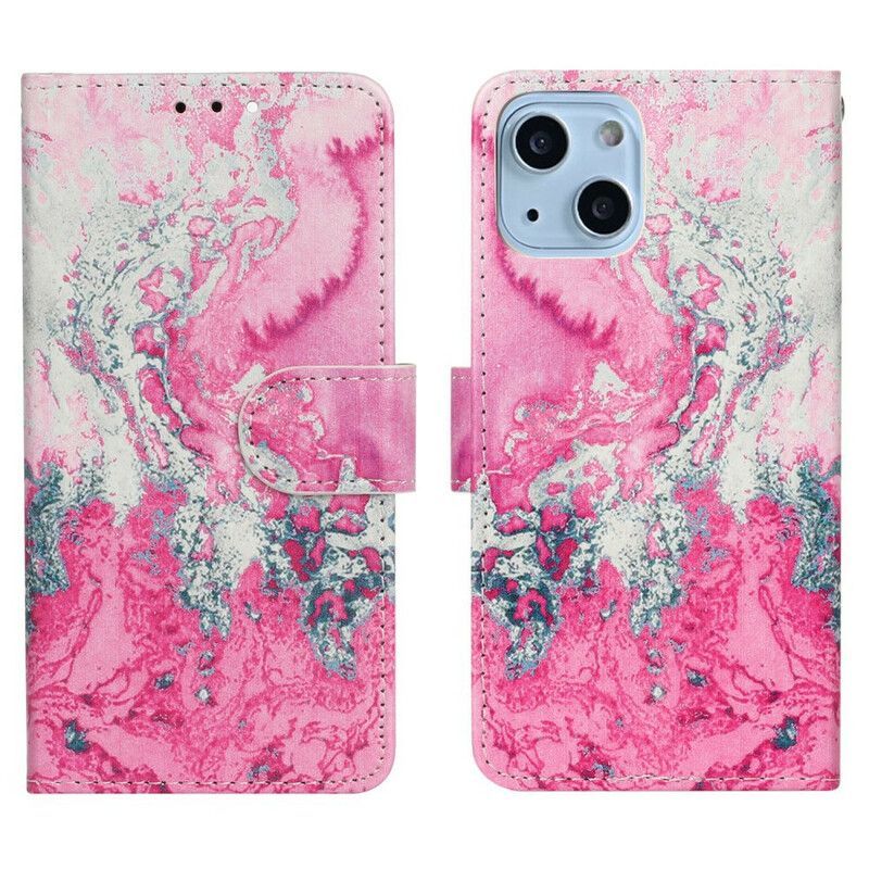 Peněženková Pouzdra Iphone 13 Mramor