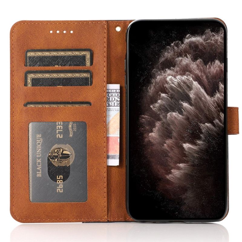 Peněženková Pouzdra iPhone 16 Dvoubarevné