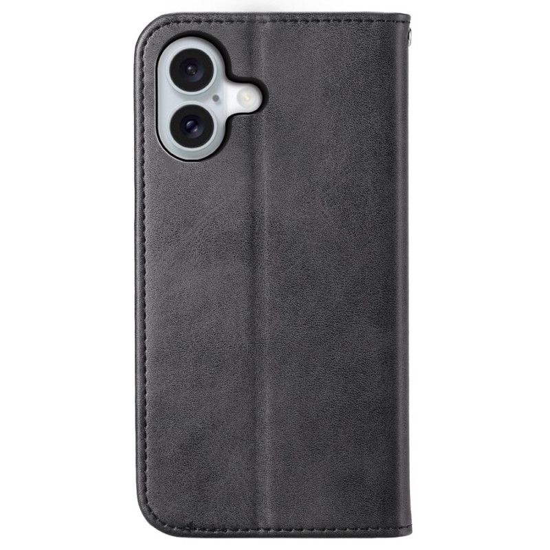 Peněženková Pouzdra iPhone 16 Kryty Na Mobil Diamantový Design S Páskem