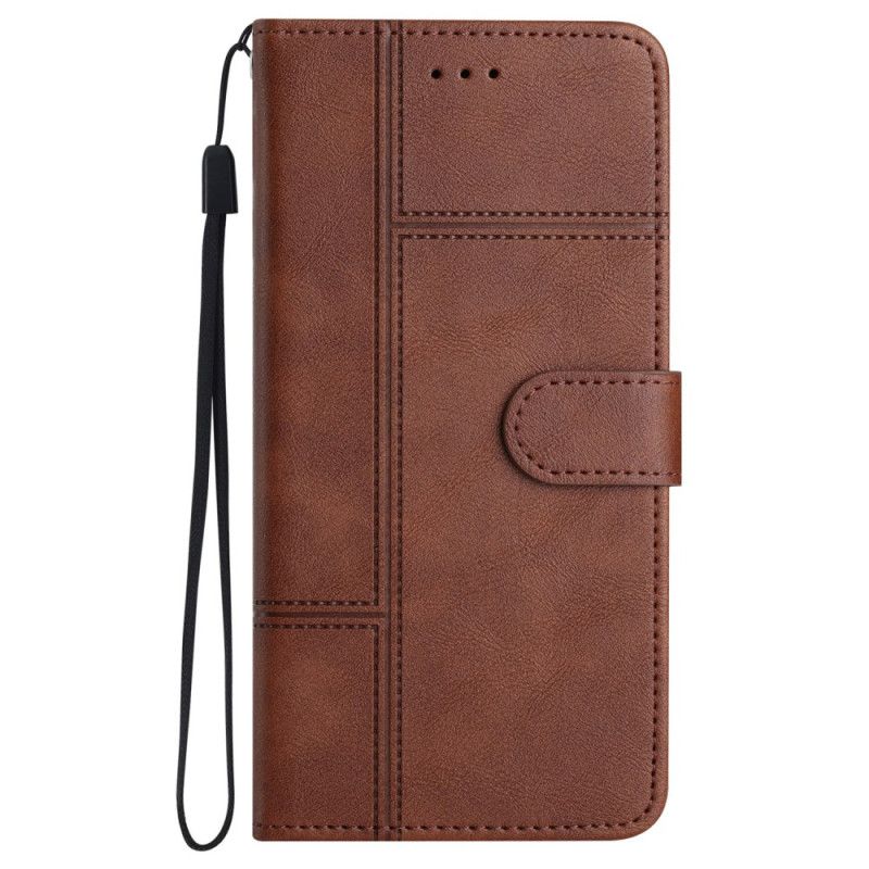 Peněženková Pouzdra iPhone 16 Kryty Na Mobil Obchodní Styl