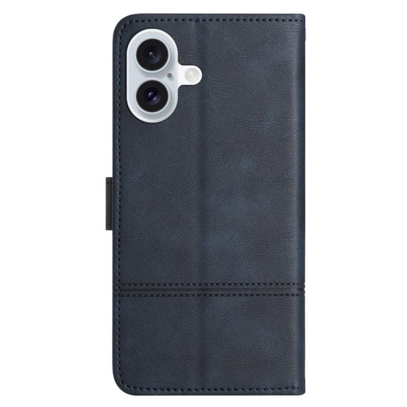 Peněženková Pouzdra iPhone 16 Kryty Na Mobil Obchodní Styl