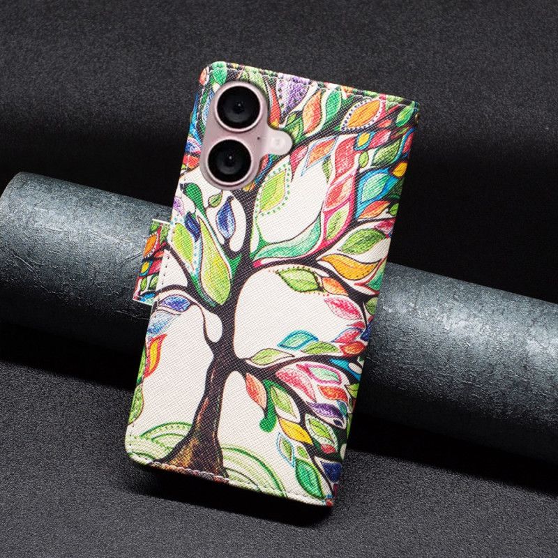 Peněženková Pouzdra iPhone 16 Kryty Na Mobil Peněženka Tree Of Life
