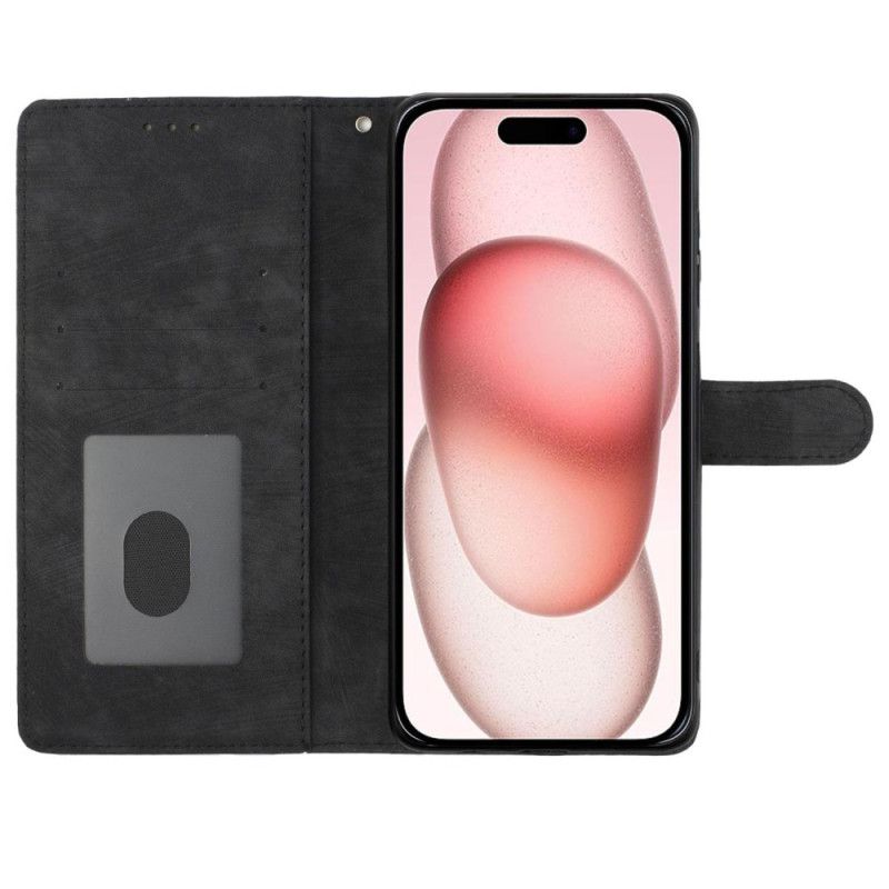 Peněženková Pouzdra iPhone 16 Kryty Na Mobil Semišový Efekt