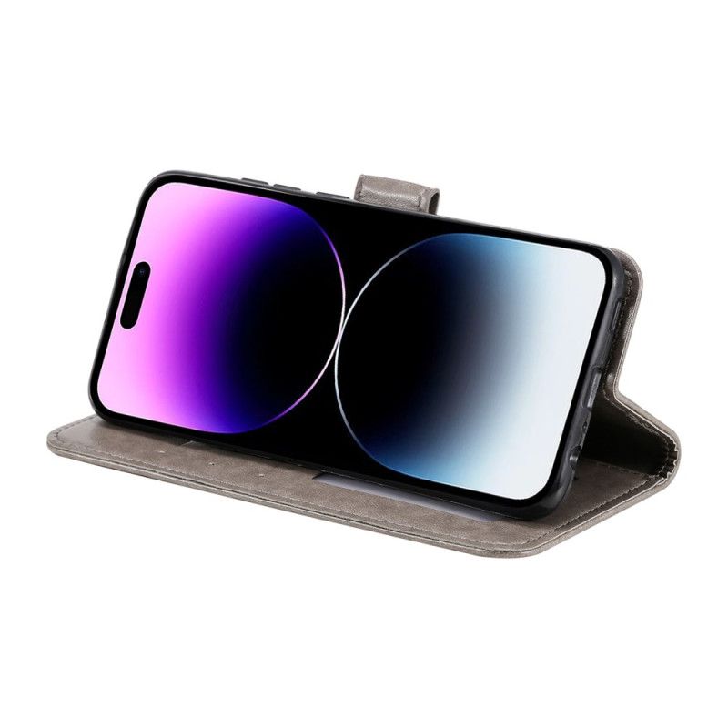 Peněženková Pouzdra iPhone 16 Plus Kryty Na Mobil Mandala Sun