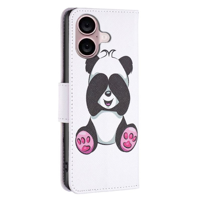 Peněženková Pouzdra iPhone 16 Plus Kryty Na Mobil Panda