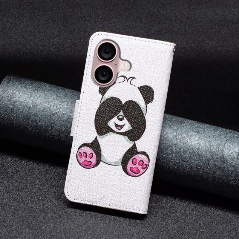 Peněženková Pouzdra iPhone 16 Plus Kryty Na Mobil Panda