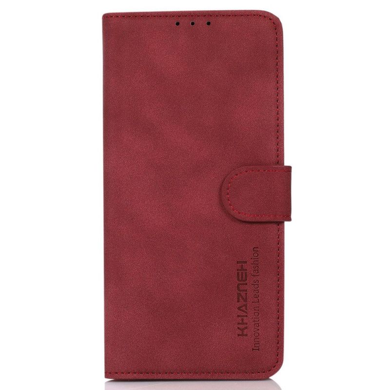 Peněženková Pouzdra iPhone 16 Plus Kryty Na Mobil Semišový Styl Khazneh
