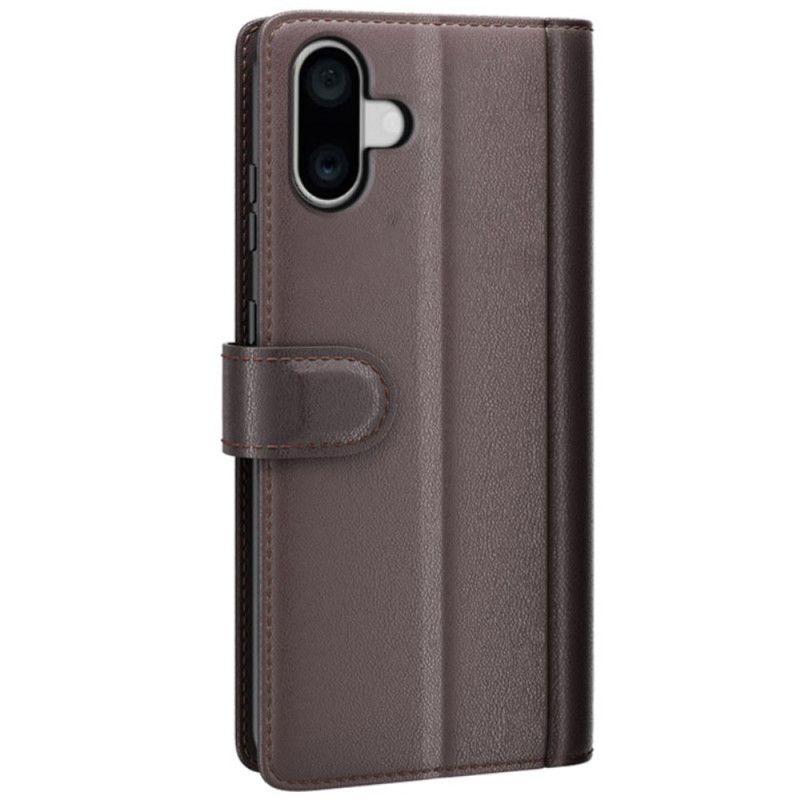 Peněženková Pouzdra iPhone 16 Pravá Kůže