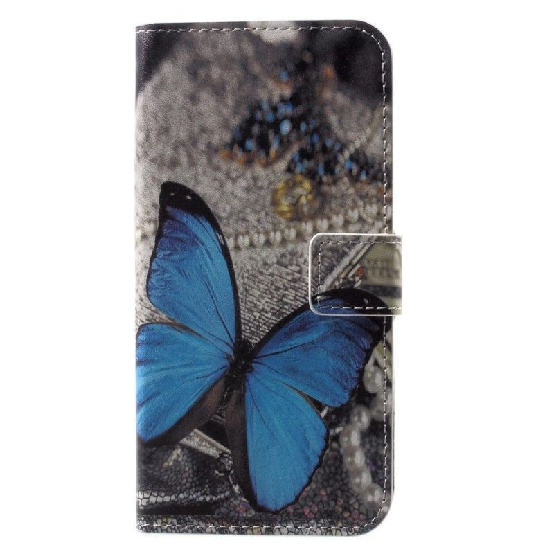Peněženková Pouzdra Iphone X Modrý Motýl