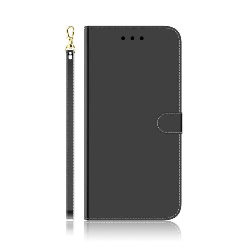 Peněženková Pouzdra Na Iphone 12 / 12 Pro Kryt Zrcátka Z Umělé Kůže