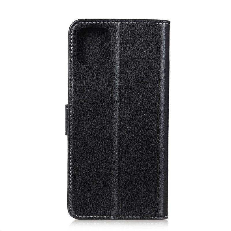 Peněženková Pouzdra Na Iphone 12 Pro Max Prošívání S Efektem Kůže Litchi
